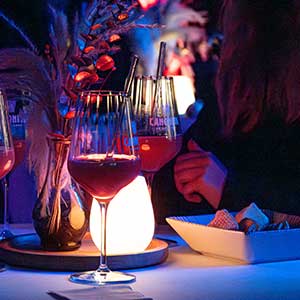 Öffentliche Winterlounge im Chalet